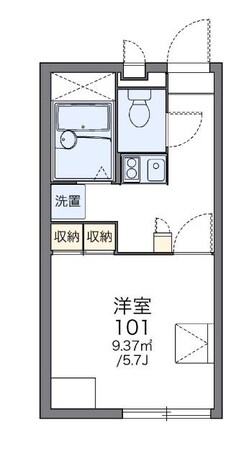 レオパレスコンプリートＮ　２８６０４　の物件間取画像